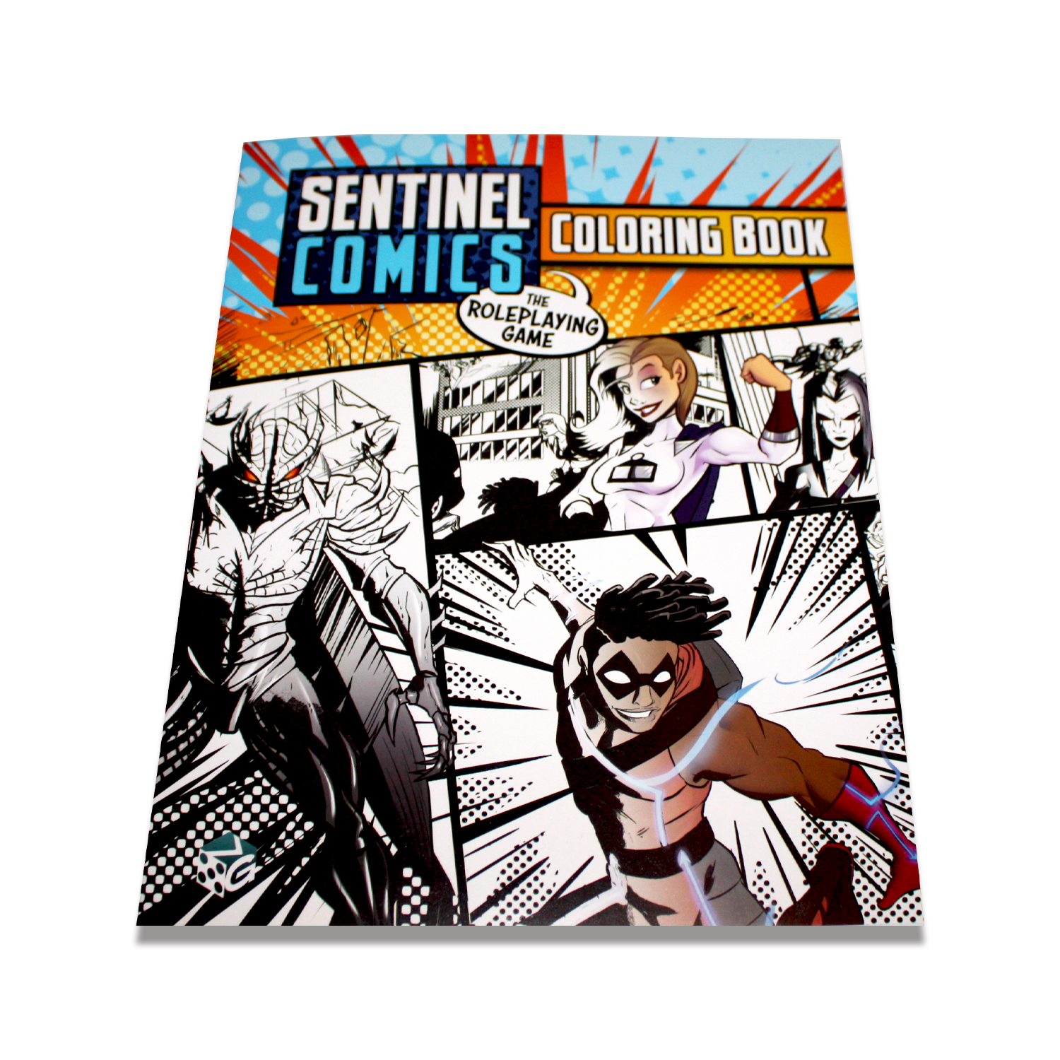 Sentinel Comics: The Roleplaying Game Coloring Book