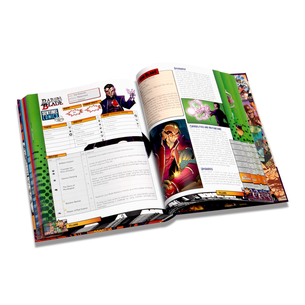 Sentinel Comics: The Roleplaying Game Core Rulebook