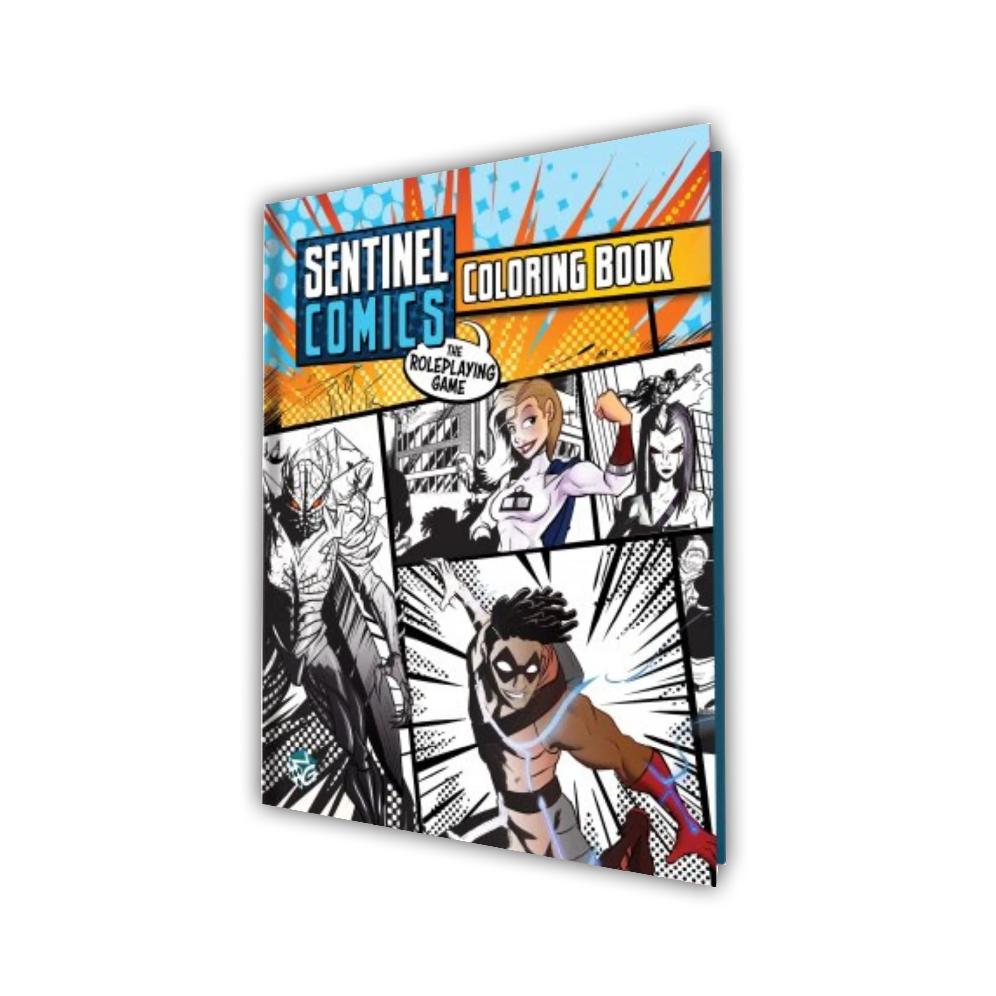 Sentinel Comics: The Roleplaying Game Coloring Book